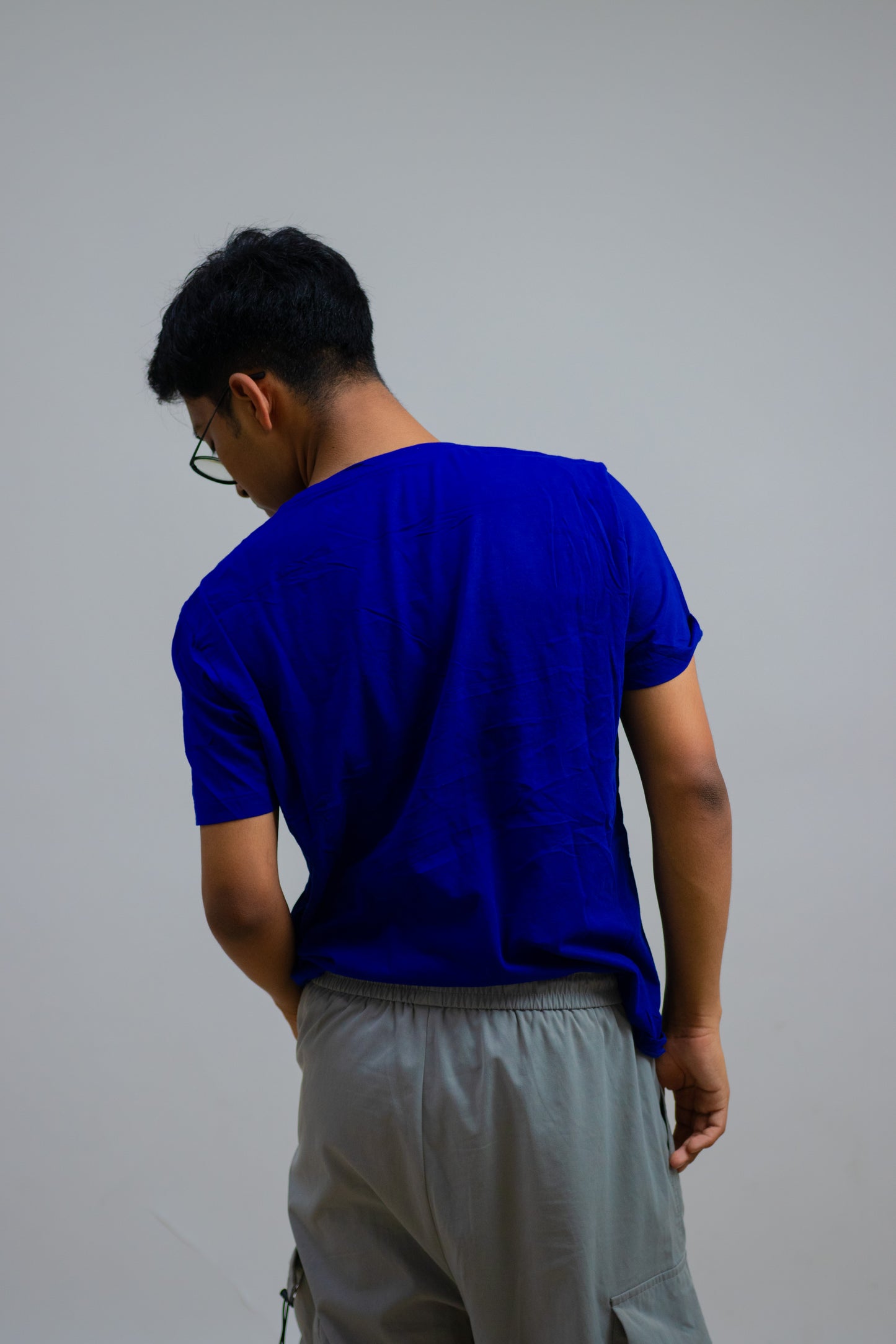 Playera azul (M) POLO